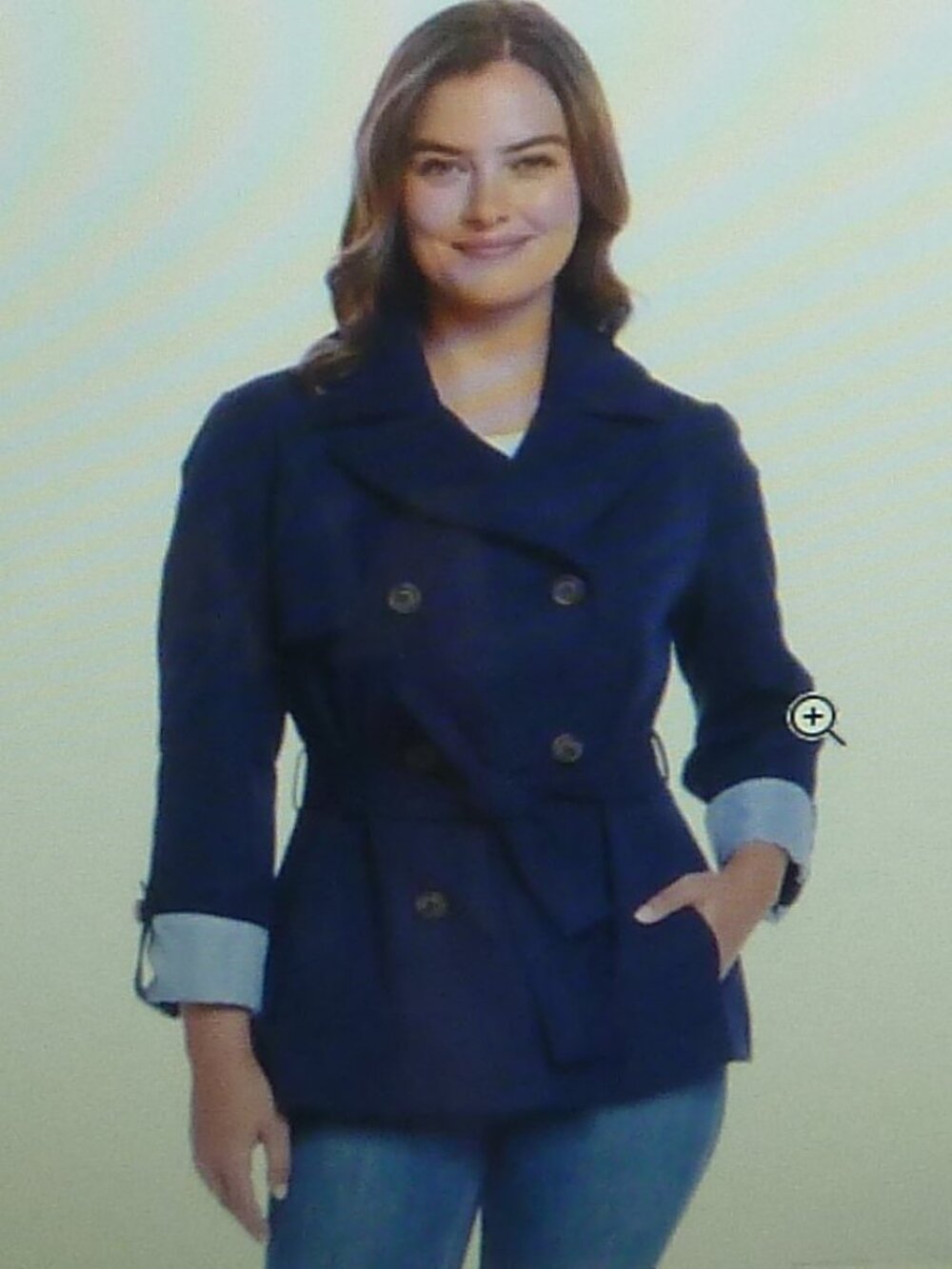 Weatherproof Spring Double Breasted Trench Coat Jacket Size Small